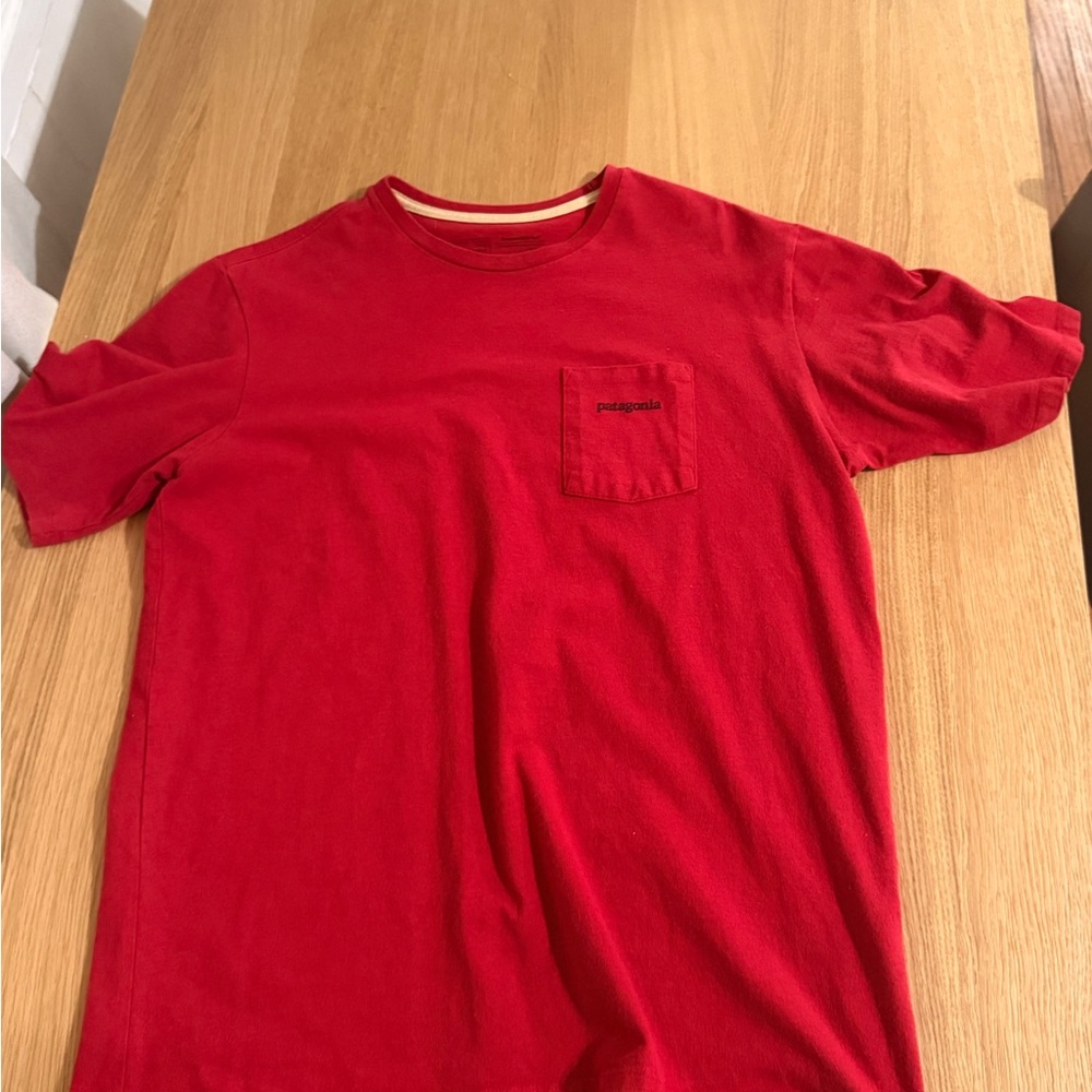 Patagonia Vibrant Red Short Sleeve Tee